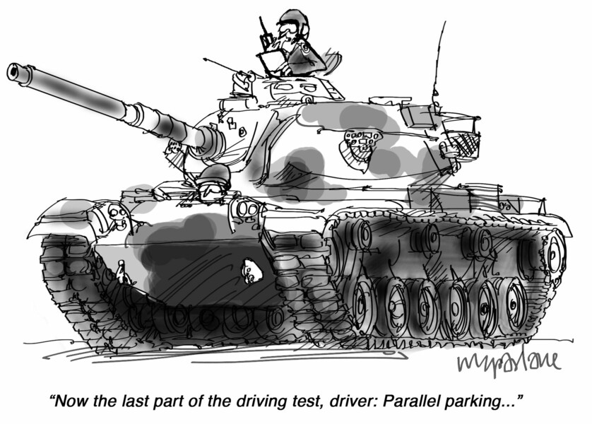 Tank Parallel Parking - Leatherneck